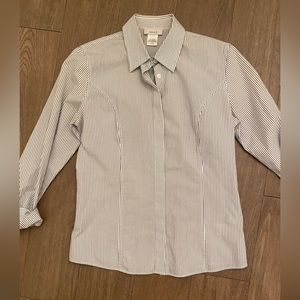 Kate Hill striped button down